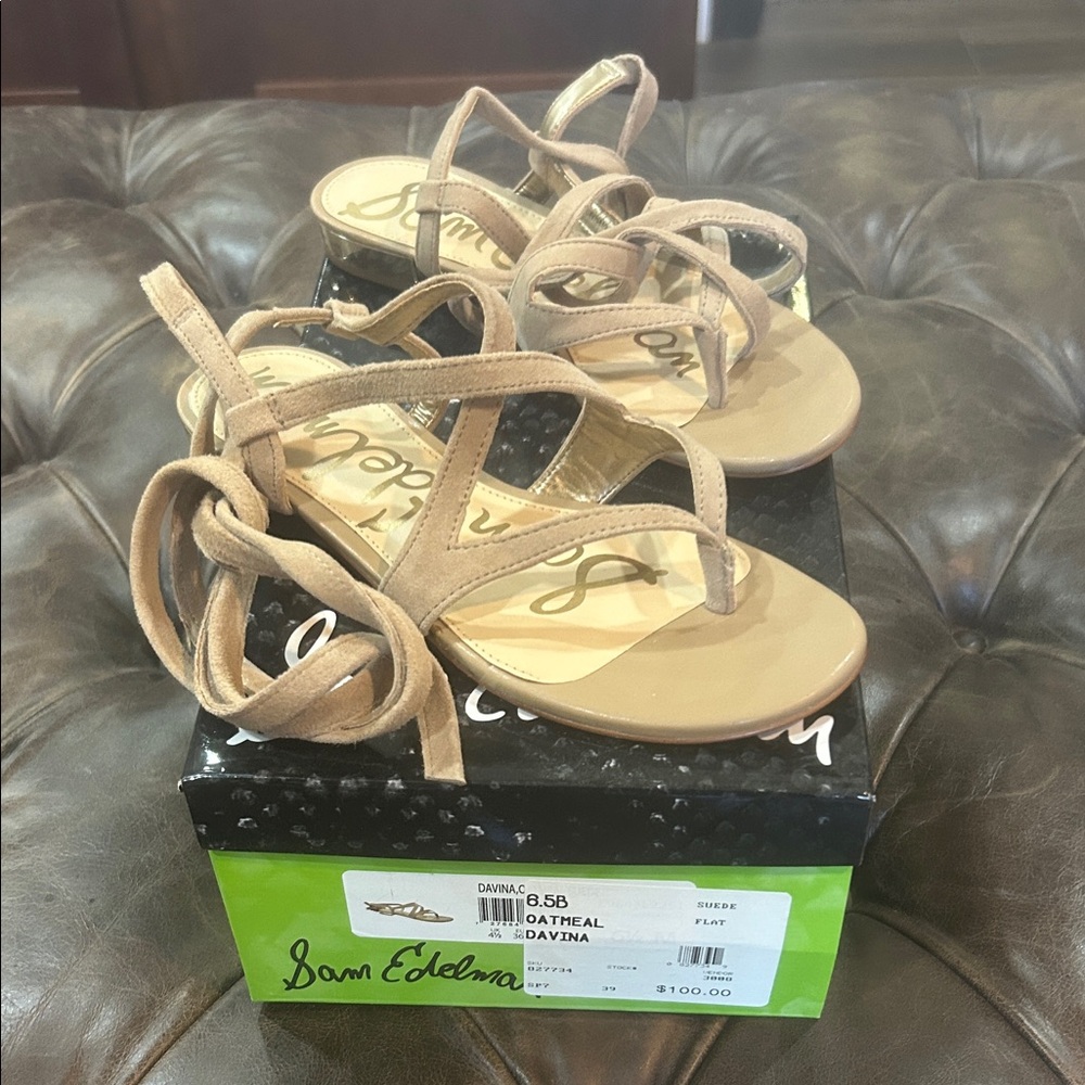 Sam Edelman Women's Brown Strappy Sandals